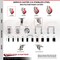 Service Caster 3 Inch 316SS Red Polyurethane Swivel 1-1/2 Inch Expanding Stem Caster Set SCC SCC-SS316EX20S314-PPUB-RED-112-4 - alternate 2